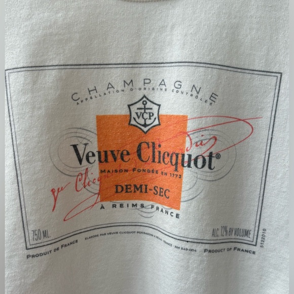 White Veuve Clicquot Sweatshirt - Picture 3 of 4